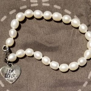 I Am Loved Pearl Bracelet